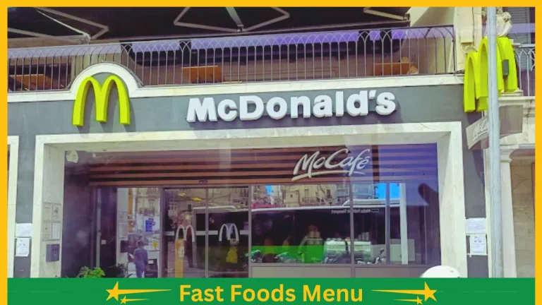 McDonald's Malta Menu Prices