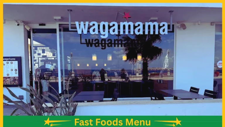 Wagamama Malta Menu With Prices