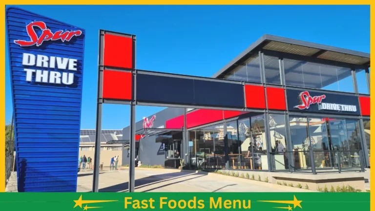 Spur south Africa menu and prices