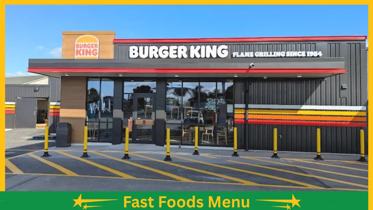 BK menu with prices In New Zealand