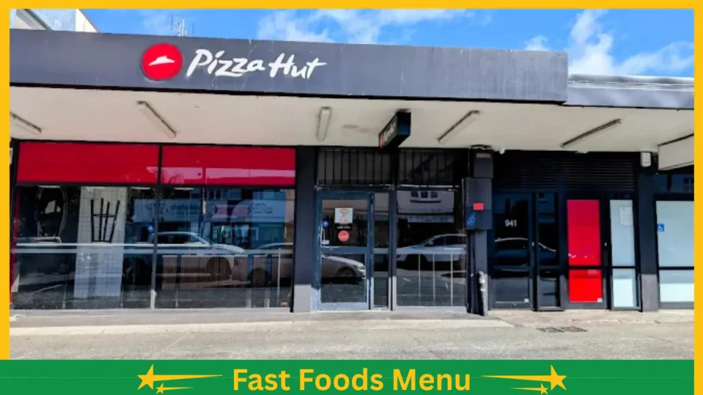 Pizza Hut menu nz prices