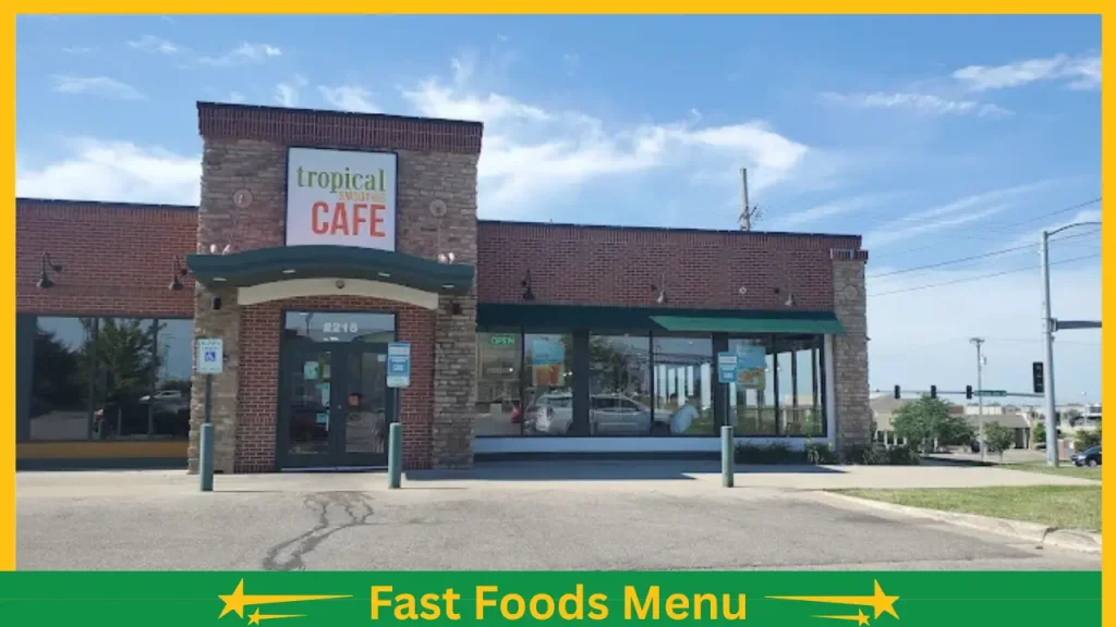 Tropical Smoothie Menu Prices In USA 11 Tropical Smoothie Cafe menu prices