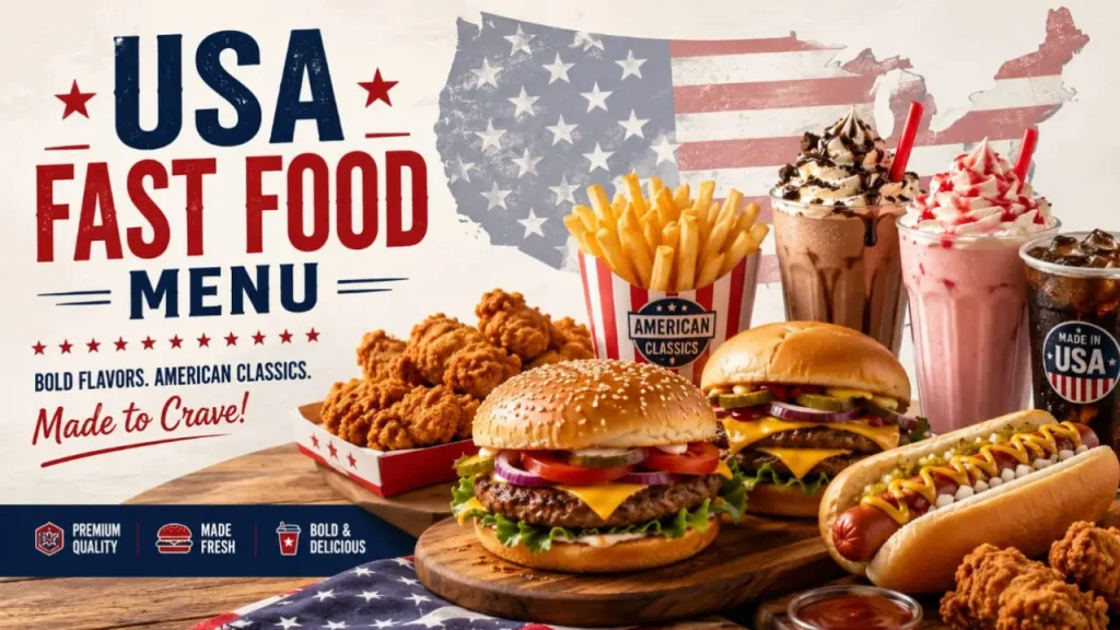 Home 14 Fast Food Menus In USA