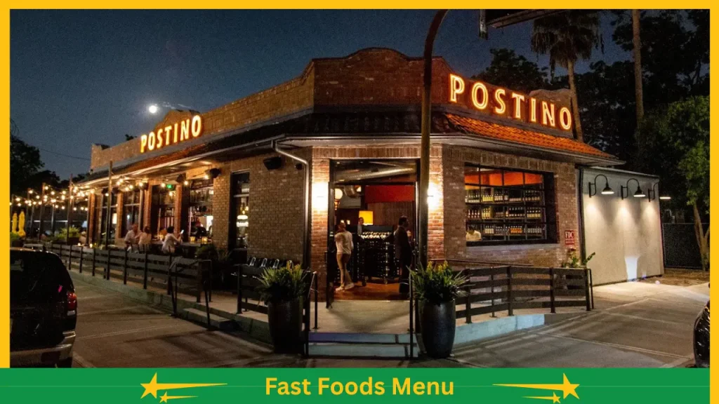 Postino Menu Prices in USA 10 Postinos menu with prices in USA