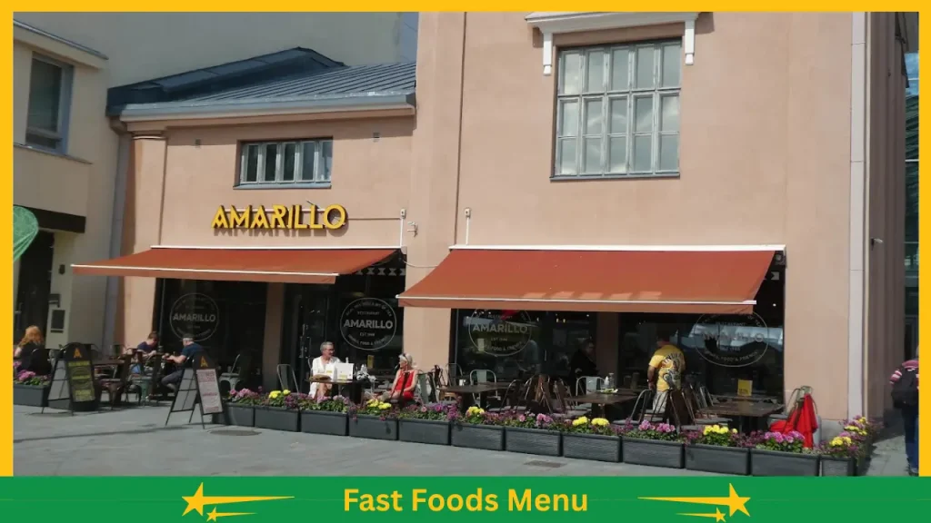 Amarillon Menu ja hinnat Suomessa 7 Amarillon Menu ja Uusin Hinnasto Suomessa