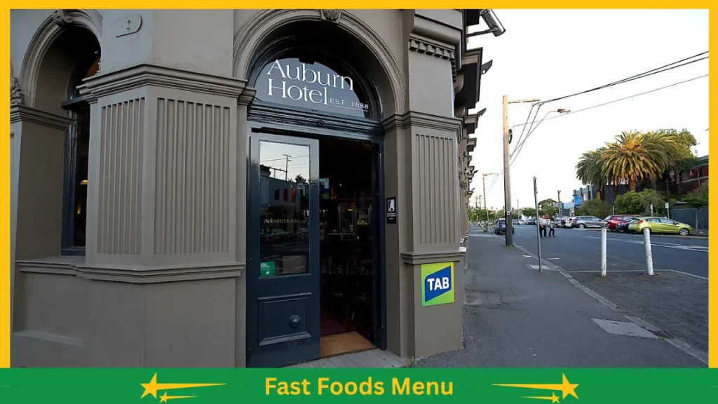 Auburn Hotel Menu and Prices In Australia 12 Auburn Hotel Menu Prices In Australia