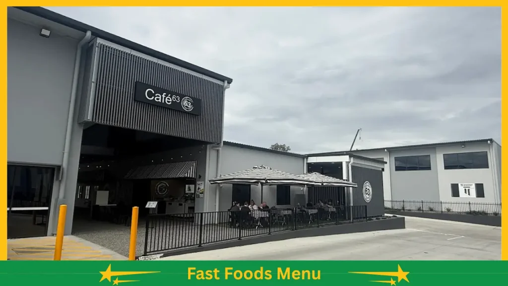 Café 63 Menu and Prices in Australia 6 Café 63 Menu and Prices in Australia