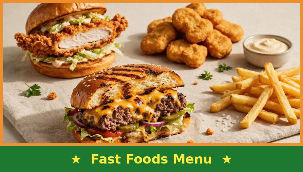 Burger King Menu With Prices in Canada – October 2026 4 Burger King menu prices Canada — flame-grilled Whopper, Original Chicken Sandwich, chicken nuggets and fries at Burger King Canada