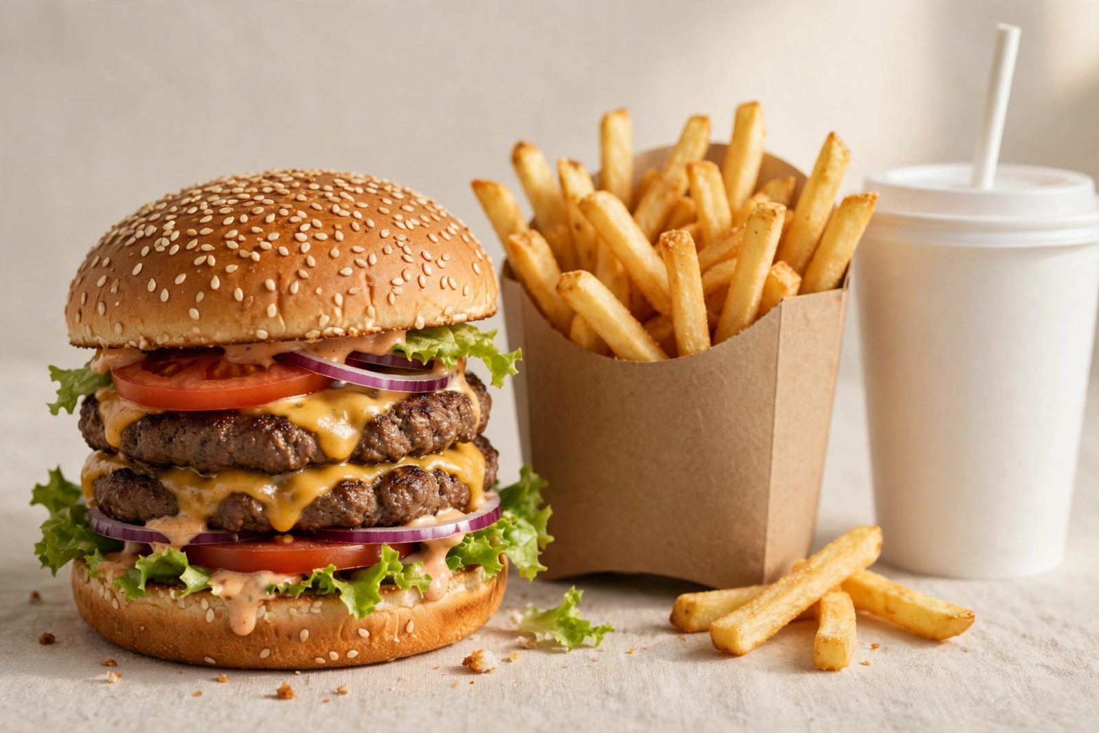 McDonald’s Menu Cennik w Polsce 4 Signature Big Mac meal at McDonald's Poland